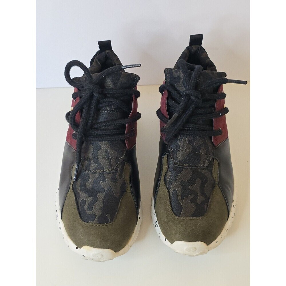 Mix No. 6 Cliff-Lee Chunky Platform Sneakers Olive Camo Womens Size 8 Sparkle - Picture 8 of 13